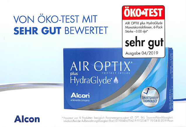 Air Optix Plus HydraGlyde – 6er Pack